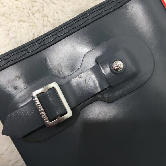 Hunter Women's Gray Glossy Tall Rain Boots Size 8 / 39 EU - Picture 13 of 16